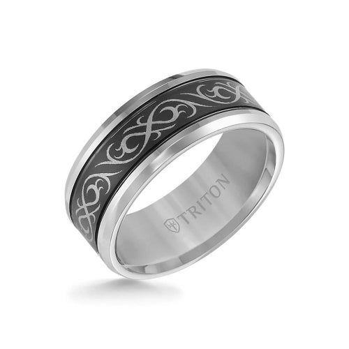 Triton Tungsten Carbide Wedding Band 11-4208MC-G