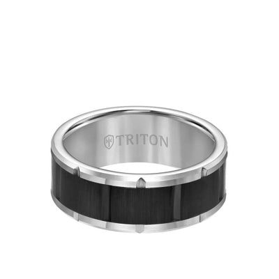Triton Tungsten Air Wedding Band 11-4334MC-G