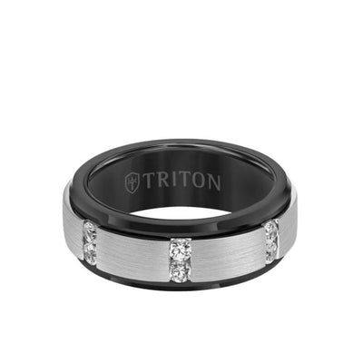 Triton Stone Wedding Band 22-6091BCS-G