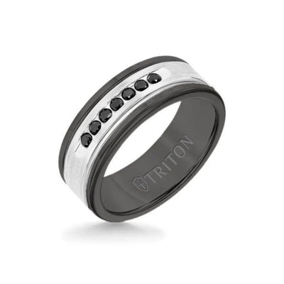 Triton Stone Wedding Band 22-2412BCW8-G