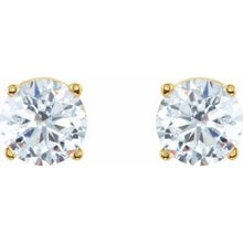 14K Yellow 2 CTW Natural Diamond Stud Earrings 1874:70212:P