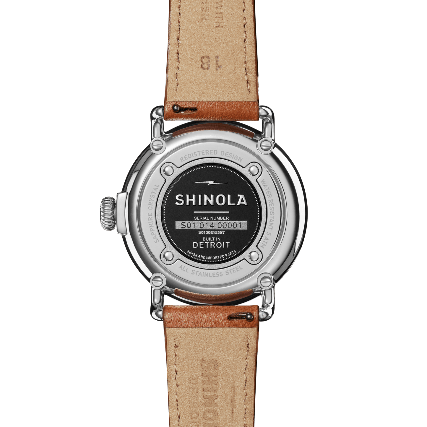 Shinola Runwell Watch 36mm S0120315257-1-Wht-36-USA