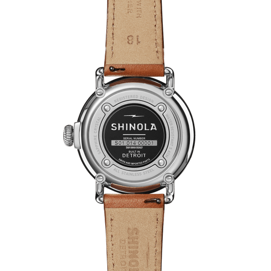 Shinola Runwell Watch 36mm S0120315257-1-Wht-36-USA