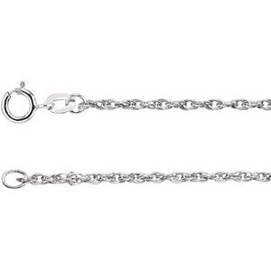 Sterling Silver 1.5 mm Rope 24" Chain CH70:70005:P