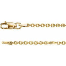 14K Yellow 1.75 mm Diamond-Cut Cable 20