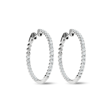 Shinola Jewelry 1 Carat Diamond Hoop Earrings S1820309322-C-14kWG-OS-IND