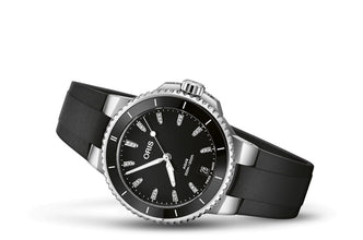 Oris Aquis Date Diamonds Automatic Watch 01 733 7792 4194-07 4 19 64FC
