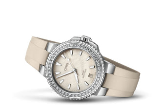 Oris Aquis Date Diamonds Automatic Watch 01 733 7792 4956-07 4 19 61FC