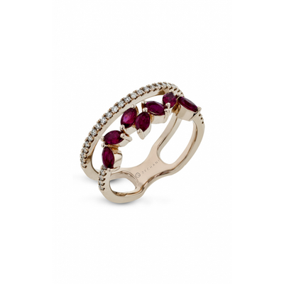 Zeghani Precious Stones Ring Zr1893-r