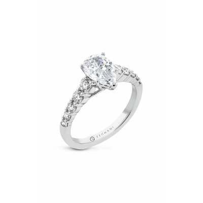 Zeghani Solitaire Engagement Ring Zr2301