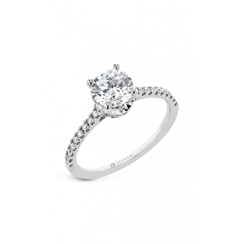 Zeghani Under Halo Engagement Ring Zr2332