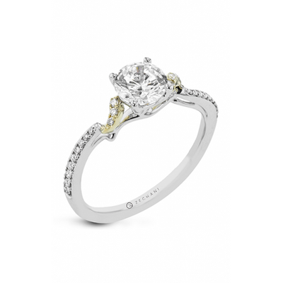 Zeghani Solitaire Engagement Ring Zr2329