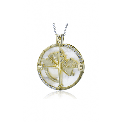 Zeghani Zodiac Signs Constellation Necklace Zp1204