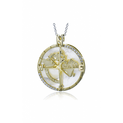 Zeghani Zodiac Signs Constellation Necklace Zp1204