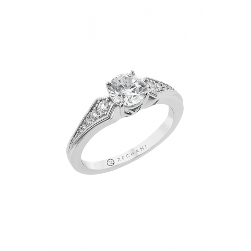 Zeghani Solitaire Engagement Ring Zr1541-a