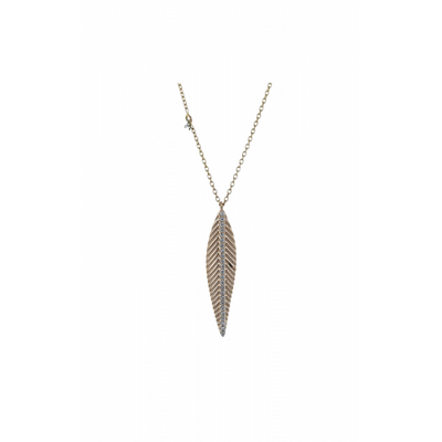 Zeghani Feather Necklace Zp1263