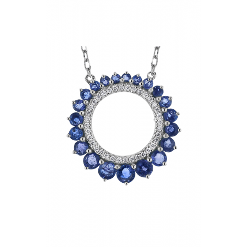 Zeghani Precious Stones Necklace Zp1274