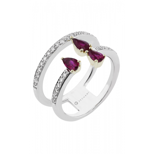 Zeghani Precious Stones Ring Zr2416