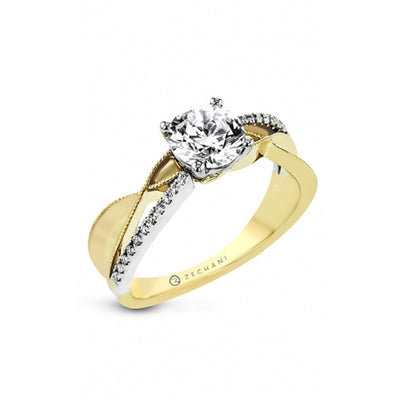 Zeghani Solitaire Engagement Ring Zr2310