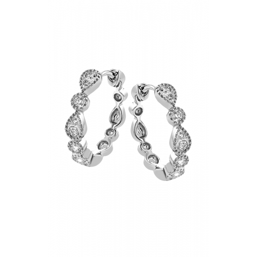 Zeghani Hoop Earrings Ze878