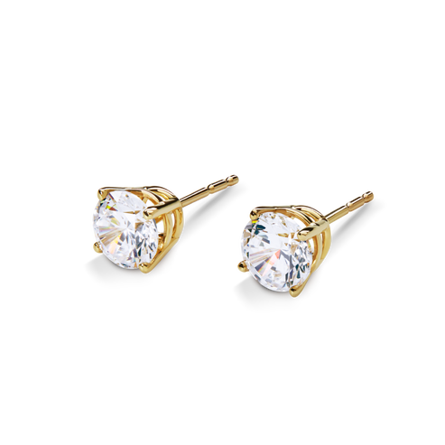 Shinola Jewelry 2 Carat Round Diamond Studs S1820301830-C-14kYG-OS-IND
