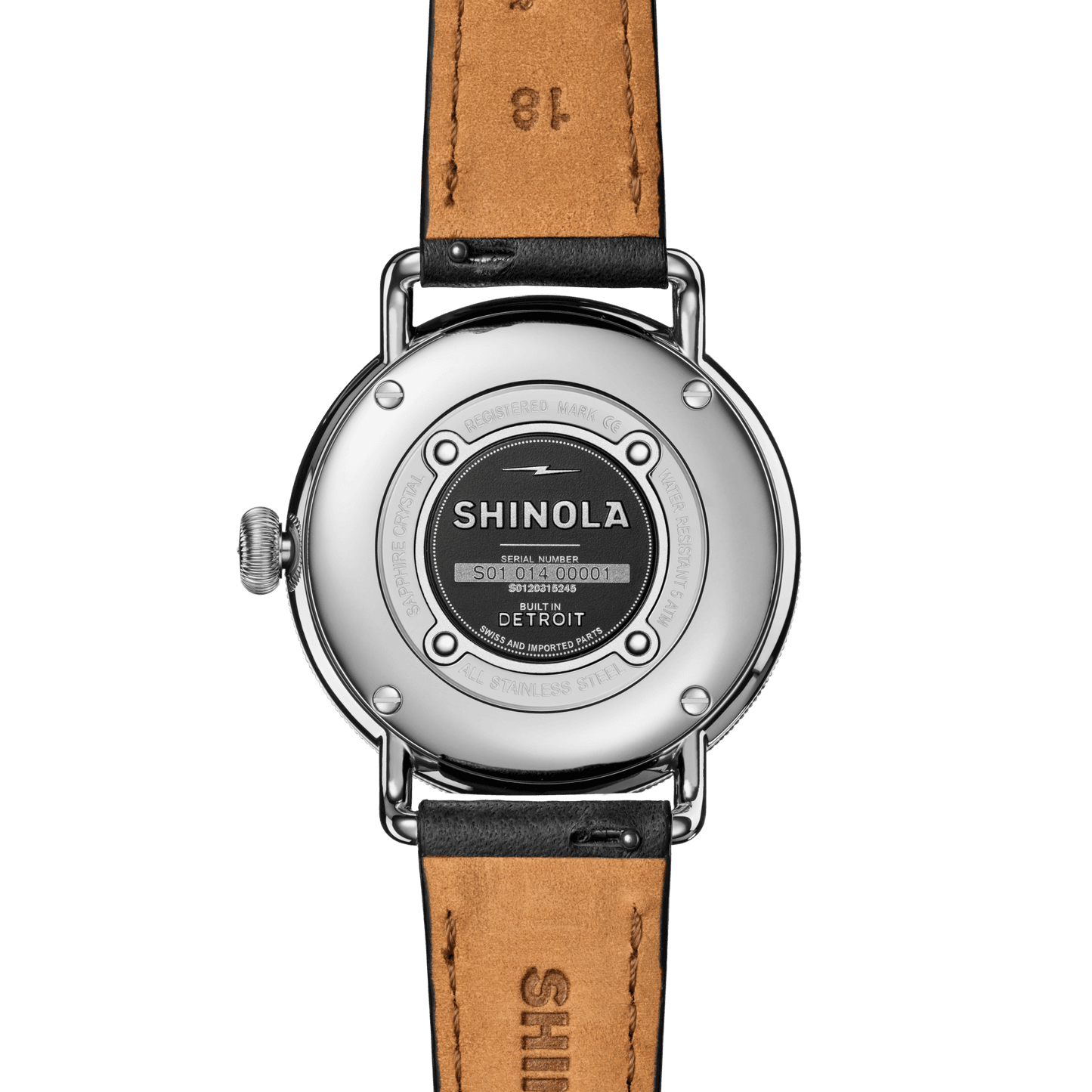 Shinola Canfield Watch 38mm S0120315245-1-Blk-38-USA