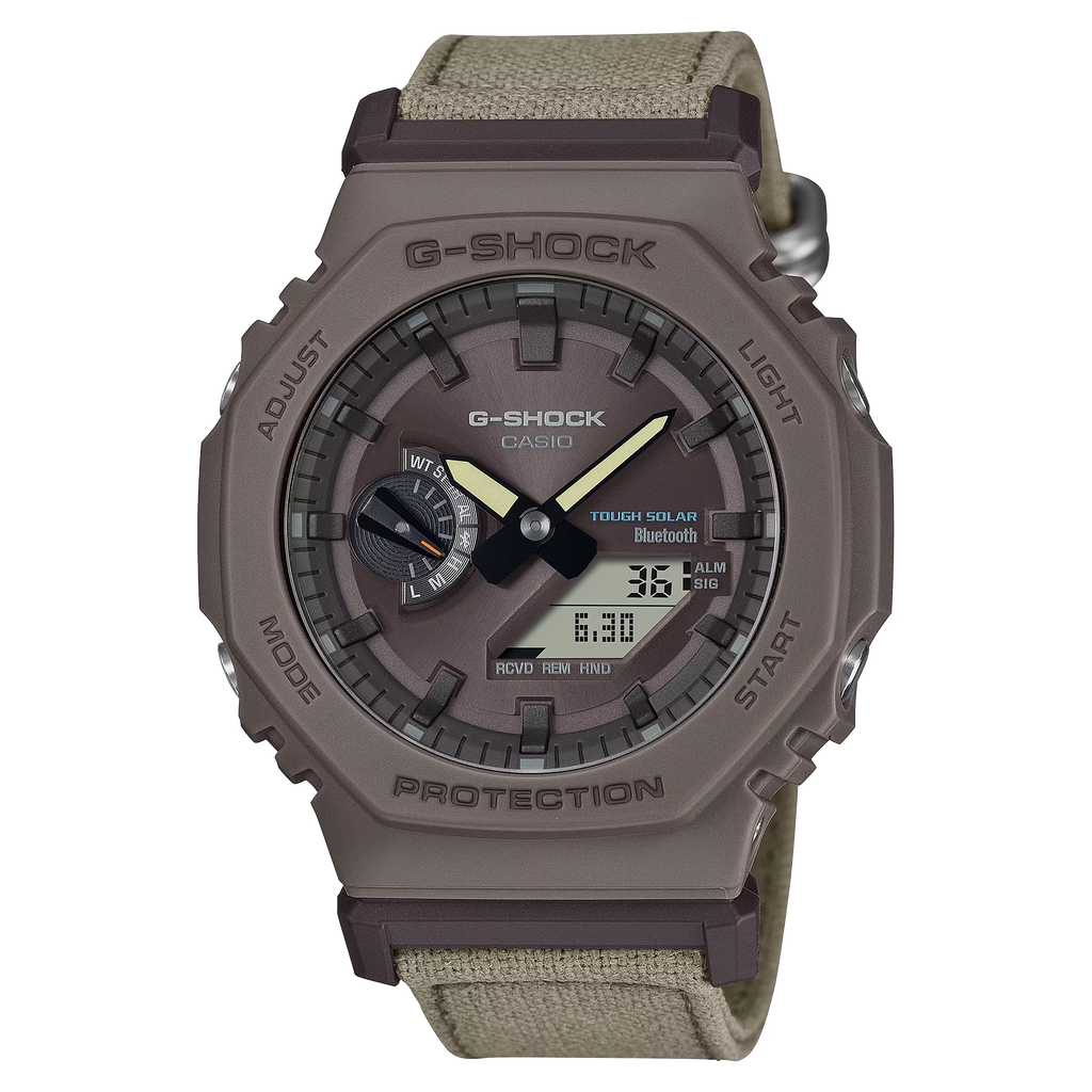 G-Shock GAB2100CT-5A Casioak TRUECOTTON Bluetooth Solar Green