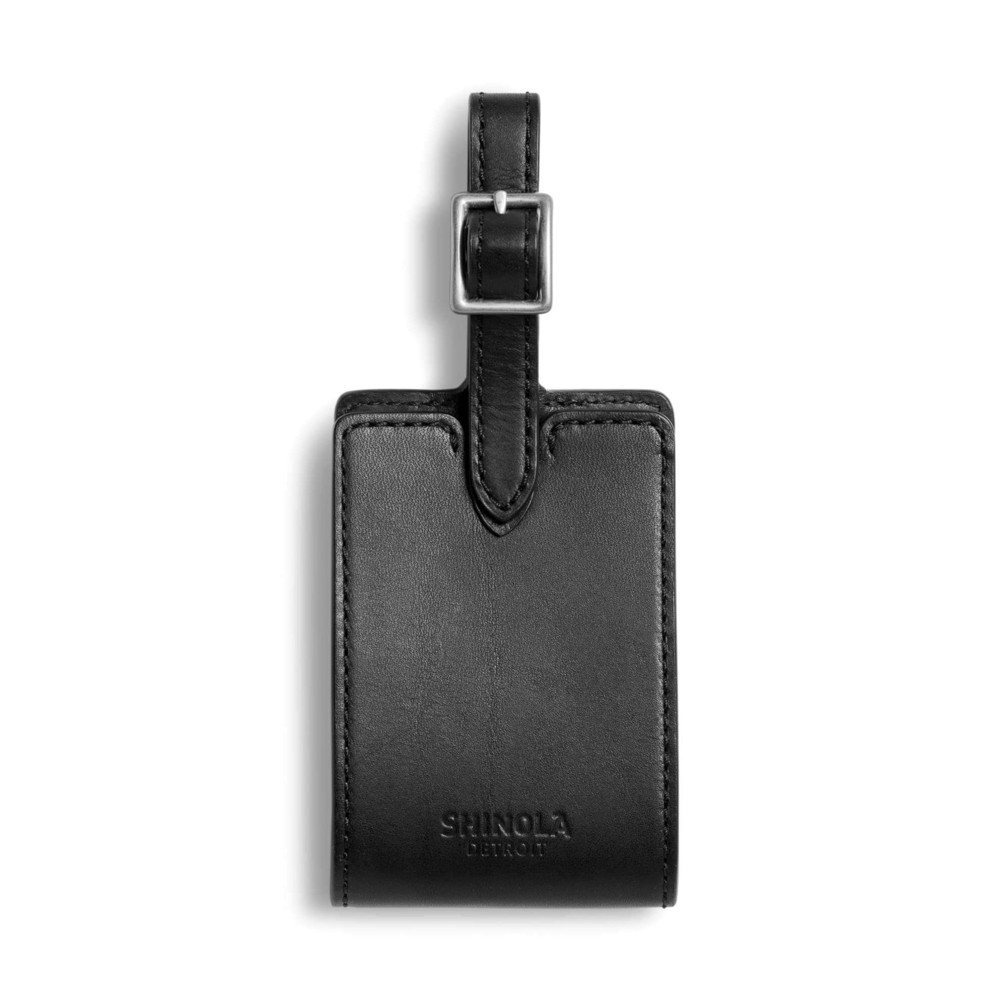 Shinola Leather Luggage Tag S0320294831-1-Blk-OS-VNM