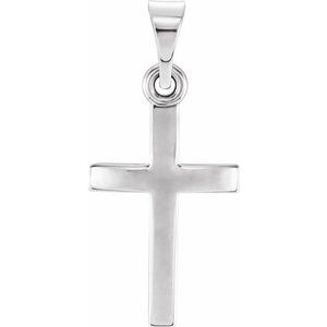 Sterling Silver Cross Pendant R41279:1024:P