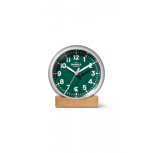 Shinola The Runwell 6-Inch Desk Clock with Spartan Green Dial - S2620197480