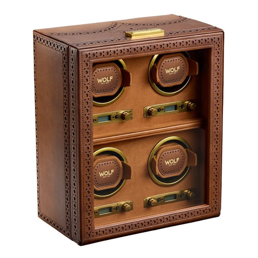 Wolf Brogue 4 Piece Watch Winder 440406