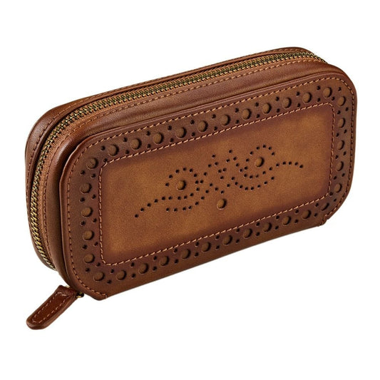Wolf Brogue 2 Piece Watch Zip Case 443406