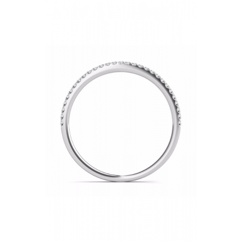 S Kashi & Sons Prong Set Wedding Band EN7327-BWG