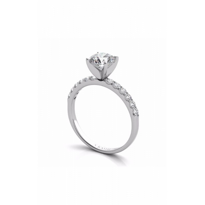 S Kashi & Sons Side Stone - Prong Set Engagement Ring EN6593WG