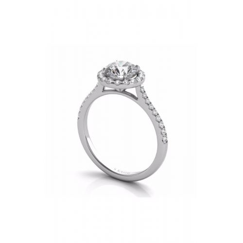 S Kashi & Sons Halo - Round Engagement Ring EN7370-50WG