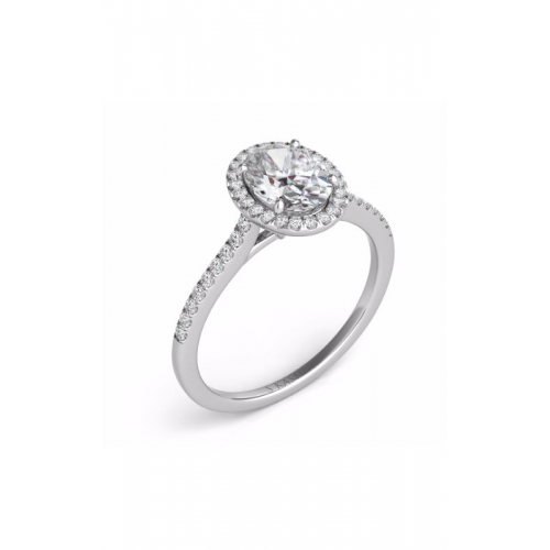 S Kashi & Sons Halo - Oval Engagement Ring EN7512-6X4MWG
