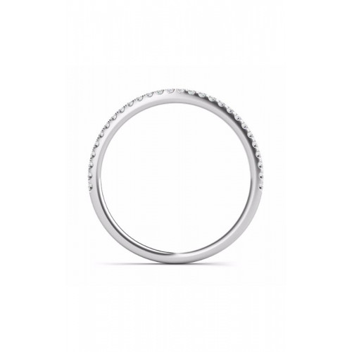S Kashi & Sons Prong Set Wedding Band EN7508-BWG