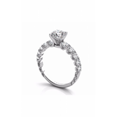 S Kashi & Sons Side Stone - Prong Set Engagement Ring EN7583WG