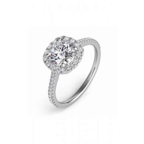 S Kashi & Sons Halo Engagement Ring EN7508-1WG