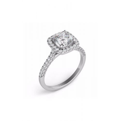 S Kashi & Sons Halo Engagement Ring EN7593-5.5MWG