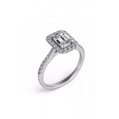 S Kashi & Sons Halo Engagement Ring EN7597-8X6MWG