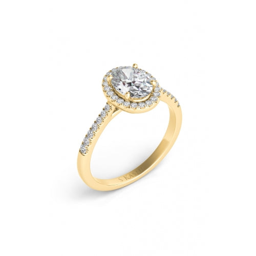 S Kashi & Sons Halo Engagement Ring EN7543-8X6MWG