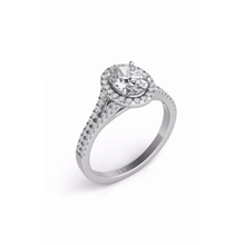S Kashi & Sons Halo Engagement Ring EN7555-8X6MWG