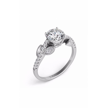 S Kashi & Sons Side Stone Engagement Ring EN7522-1WG