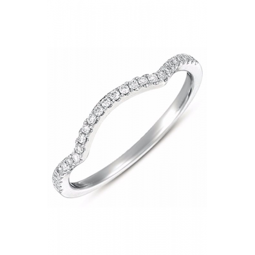 S Kashi & Sons Curved Wedding Band EN7371-BWG