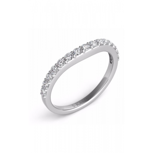 S Kashi & Sons Curved Wedding Band EN6999-BWG