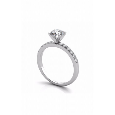 S Kashi & Sons Side Stone Engagement Ring EN7195WG