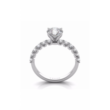 S Kashi & Sons Side Stone Engagement Ring EN7637WG