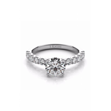 S Kashi & Sons Side Stone Engagement Ring EN7637WG