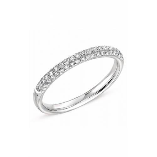 S Kashi & Sons Pave Wedding Band EN7183-BWG